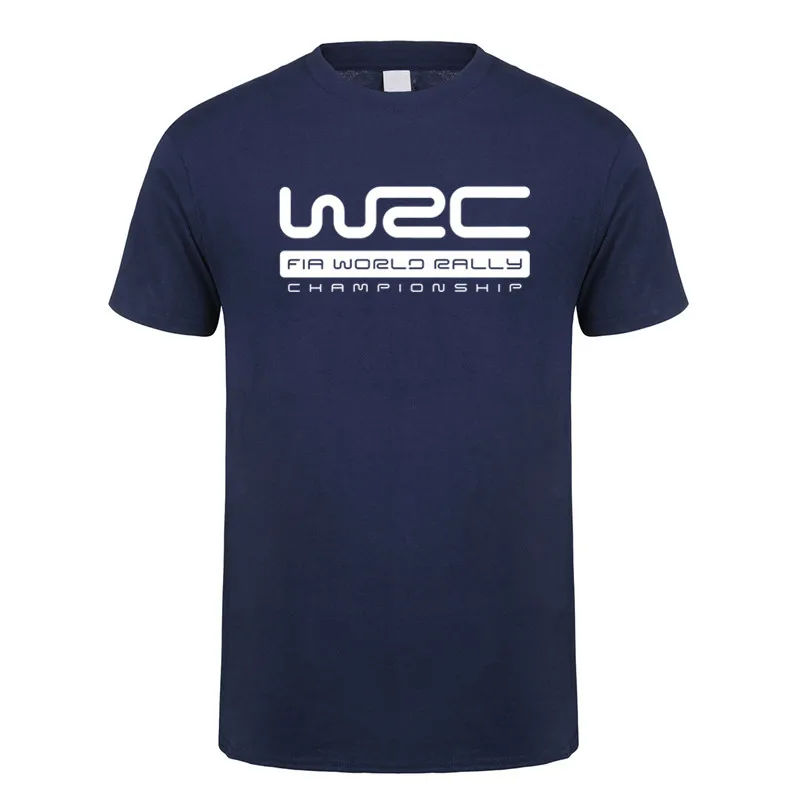 World Rally Championship WRC T Shirts Fashion Men Summer Short Sleeve Cotton Mans Tshirt LH-460 4