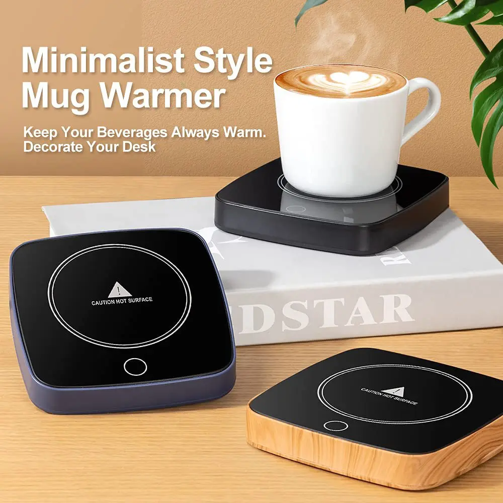 Description Picture 2 of itemIconic Brand Coffee Mug Warmer Cup Heater 3 Gear Temperatures Beverage Cup Warmer Heating Coaster Plate Pad for Cocoa Tea Water Milk