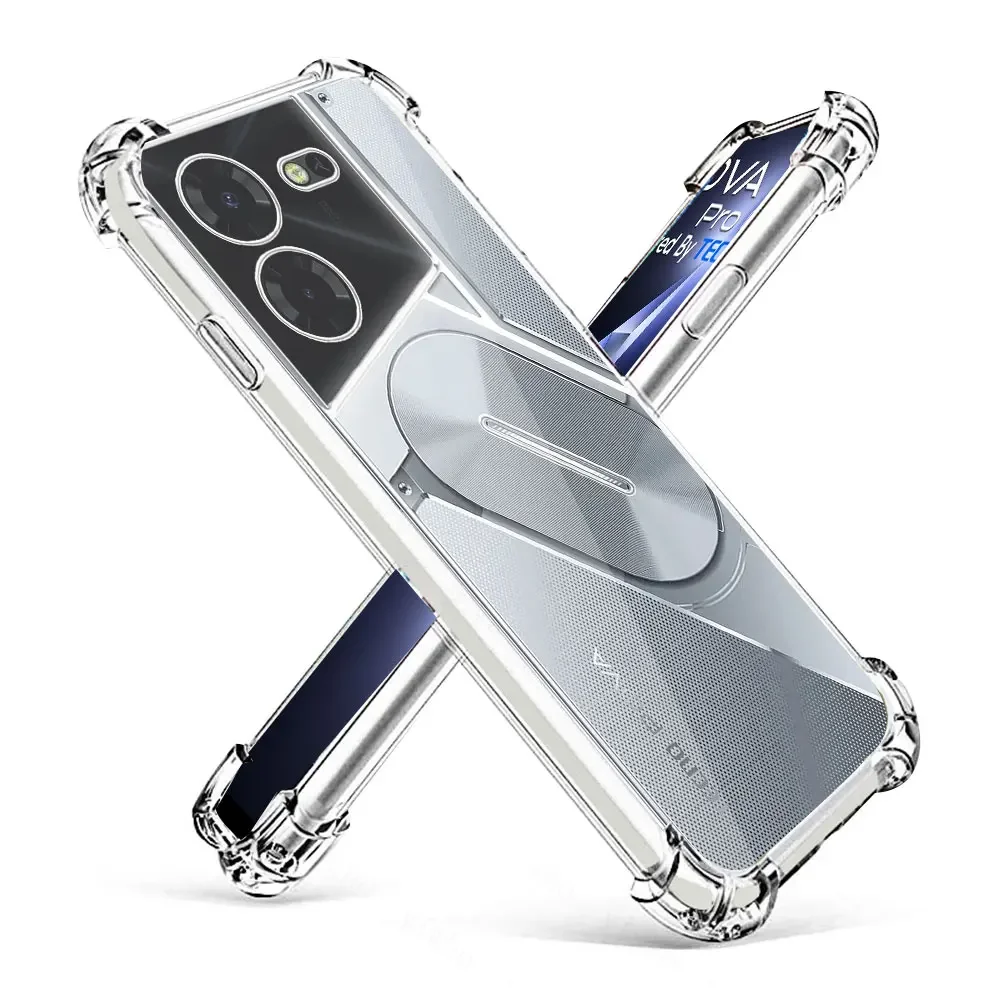Shockproof Clear Soft Silicone Phone Case - Enhanced Protection and Sleek Design