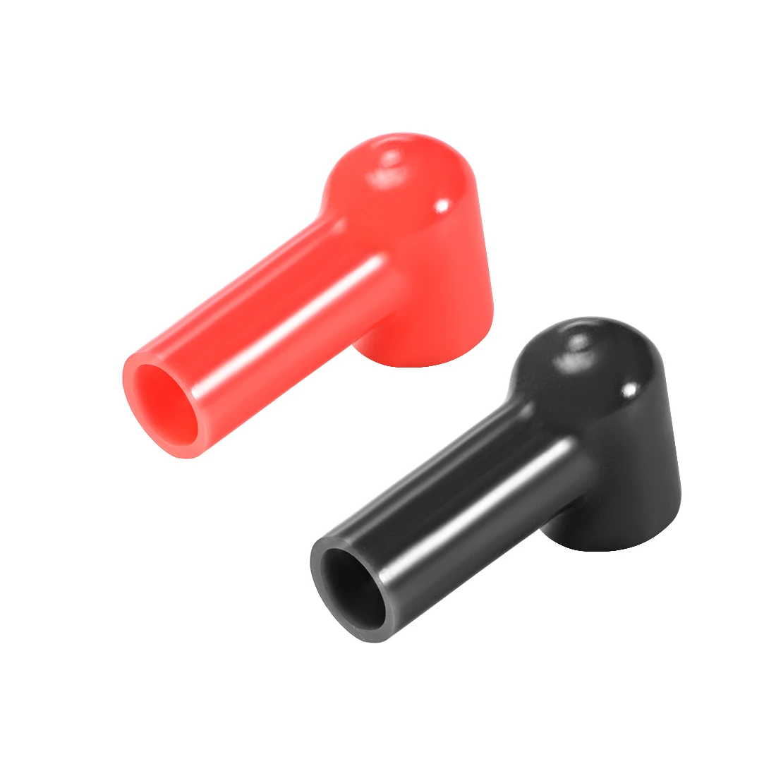 1/2/5Pairs Battery Terminal Insulating Rubber Protector Covers Red Black for 14-28mm Terminal 8-10mm Cable