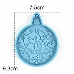 Festive Ornament Silicone Mold for DIY Crafts and Holiday Decor (04)