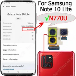 Enhanced Rear Backside Camera Module for Samsung Galaxy Note Series (N770U)