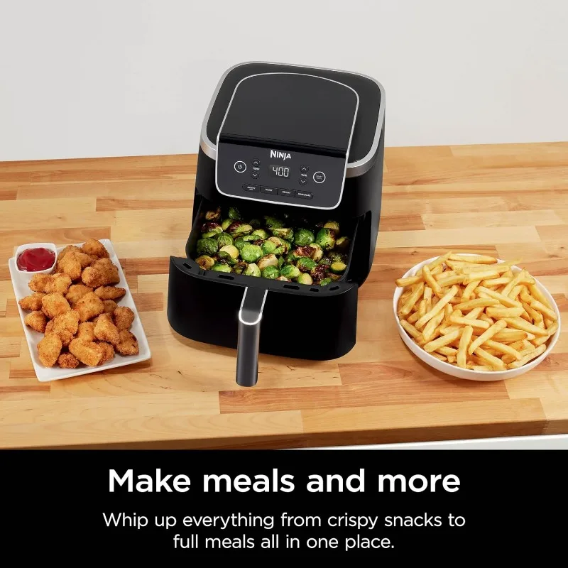 Air Fryer Pro 4-in-1, 5-quart capacity, air frying, baking, heating, dehydrating, air crisping technology, multiple functions 3