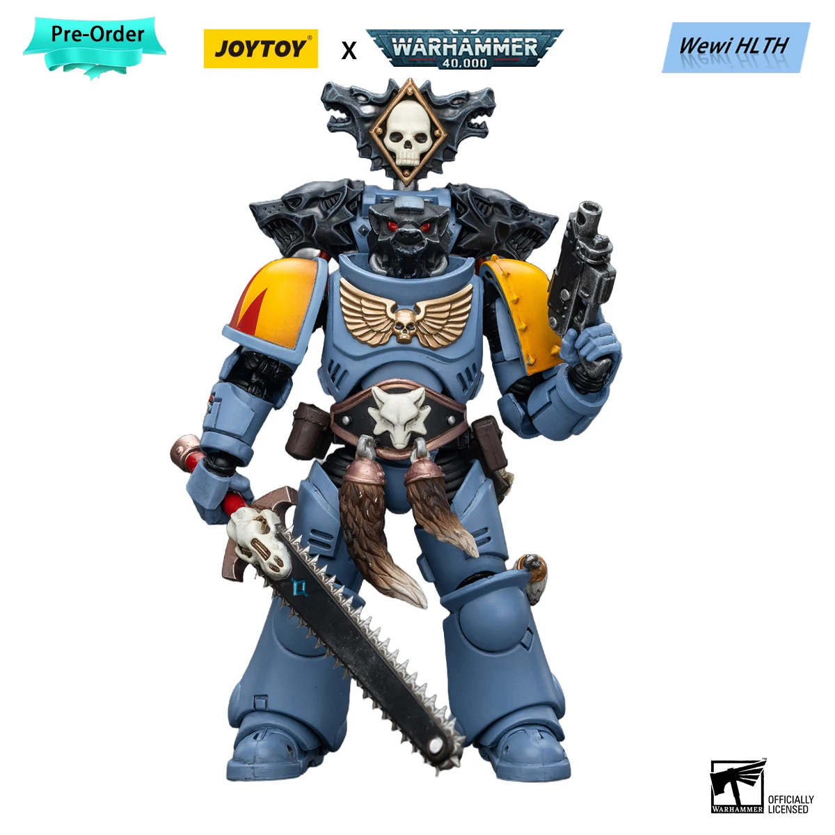 

[Pre-Order] JOYTOY1/18 Action Figure Anime Warhammer 40k Space Wolves Claw Pack Brother Torrvald Collectible Model Gift