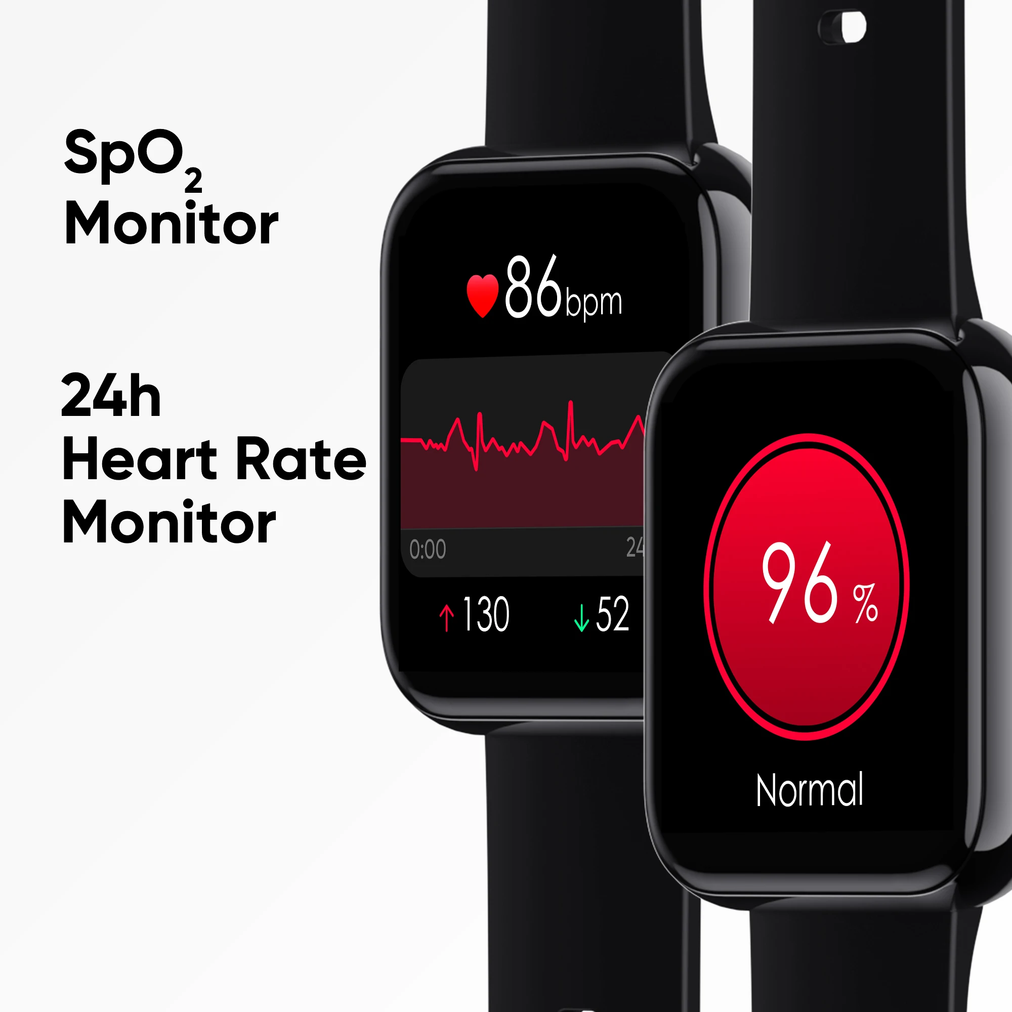 Realme DIZO ð  Ʈ ġ GPS 1.75 ġ ػ Ǯ ġ ũ SpO2  ɹڼ     