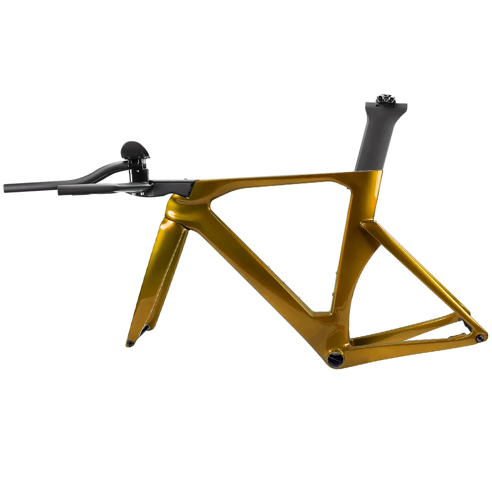 Airwolf TT Bike Frame Set with TT Handlebar Disc Brake Carbon