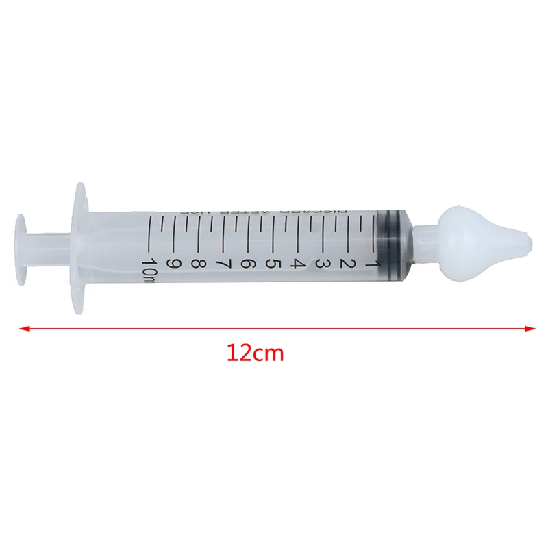 4 Pcs 10ML Baby Rhinitis Nasal Washer Baby Nose Clean Needle Tube Infant Care Nasal Aspirator Cleaner