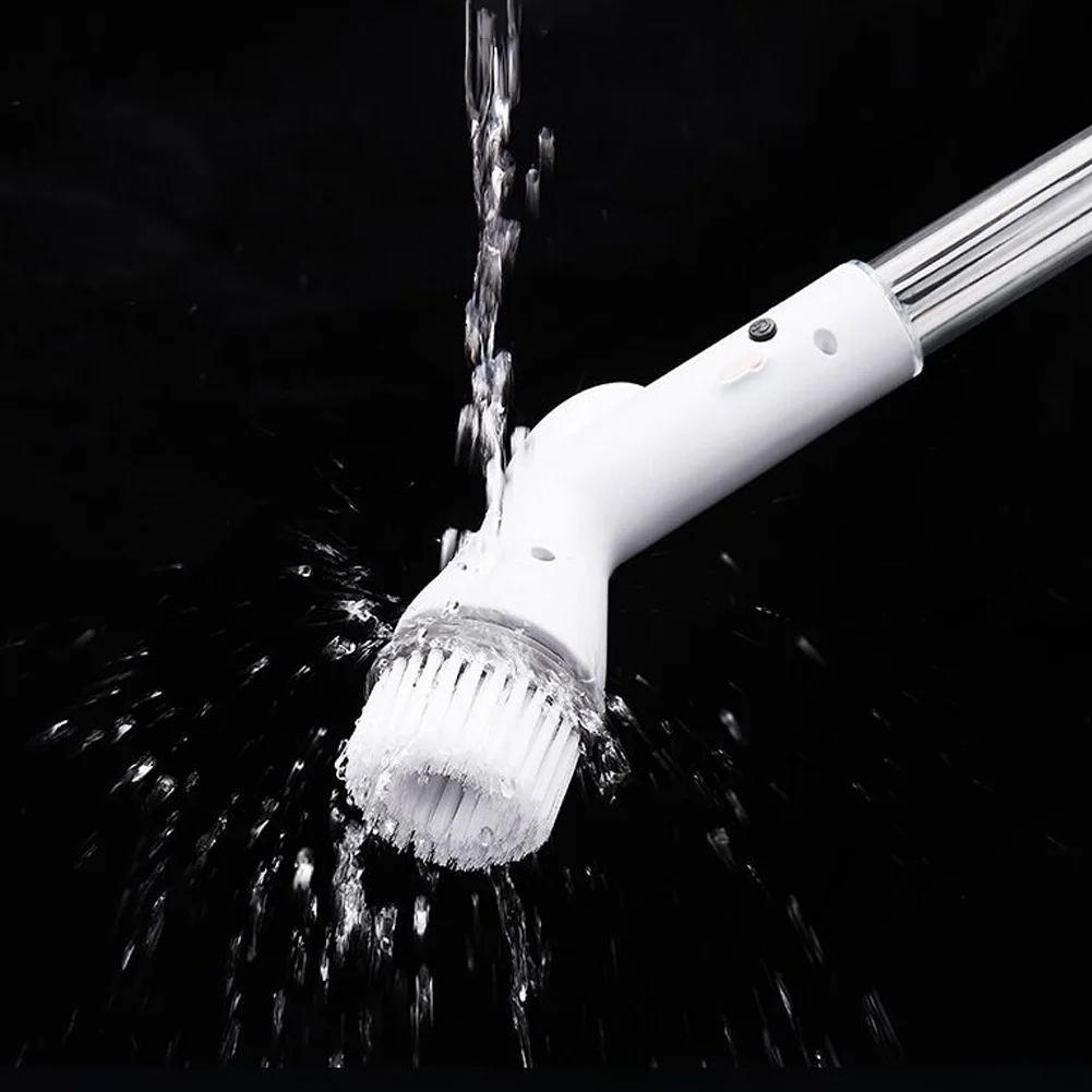 Electric Spin Scrubber Cleaning Brush Cordless Power Cleaning Brush Waterproof Shower Scrubber with 5 Replaceable Brush Heads