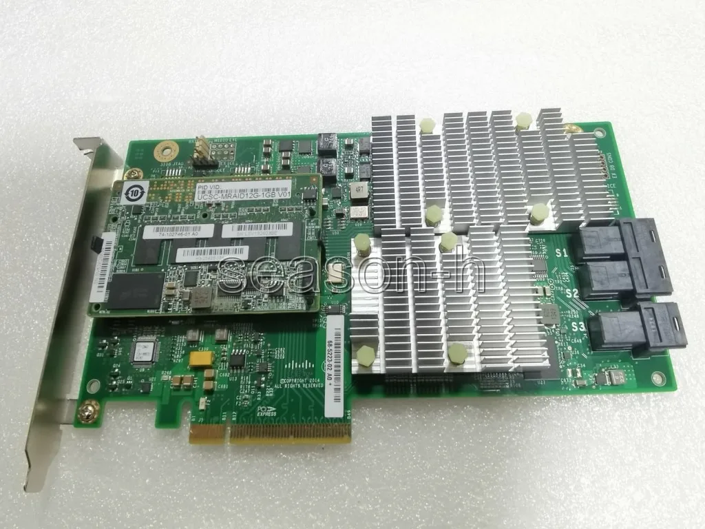 

73-16109 68-5223-02 SAS/SATA SAS3108 1G 12 PORT UCSC460M4 UCSC-MRIAD