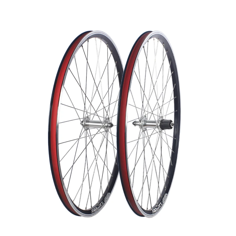 自転車用前後ホイールセット、160mmローター付き 自転車用前後ホイール