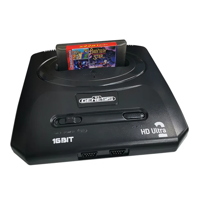 Console de jeu TV rétro pour Genesis, prise en charge Mega Drive, cartouche  et carte SD, 1000 jeux, 2 thoracfilaires, sortie RCA, 16 bits