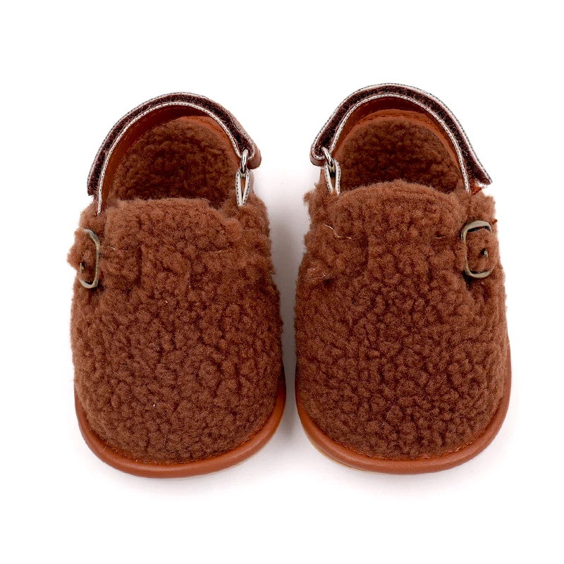 Baby Shoes Soft Cotton Plushy Winter and Autumn Indoor Prewalking 0-18 Months Baby Toddler Wear Comfortable Fashion Baby Shoes 5