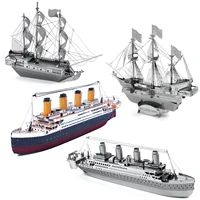 3D Metal Puzzle model kits DIY Laser Cut Puzzles Jigsaw Toy JSPT13 1