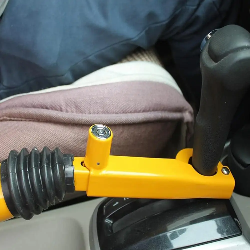 Car Anti-theft Lock Hand Brake Shift Lever Stick Lock Steering Wheel Anti-theft Device Auto Supplies