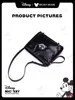 Disney Black Mickey Planet Tote Pack Large Capacity Crossbody Shoulder Bag For Women Brand Premium Leather Underarm Bag 5