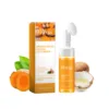 Turmeric Cleanser Anti Acne Oil Control Blackhead Remover Skin Cleansing Brightening Rejuvenation Face Wash Foam Face Cleanser 2