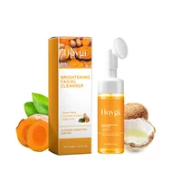 Turmeric Cleanser Anti Acne Oil Control Blackhead Remover Skin Cleansing Brightening Rejuvenation Face Wash Foam Face Cleanser 2