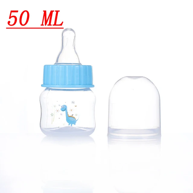 50ML Mini Baby Bottle Portable Feeding Bottles for Newborn Baby Safe