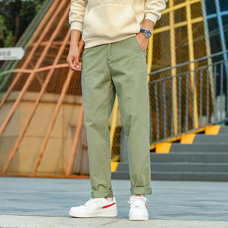 

Men's Full Length Casual Pants Cotton Autumn/Spring Fashion Trousers Tactical Camouflage Cargo Pants Outdoor Hiking Pants