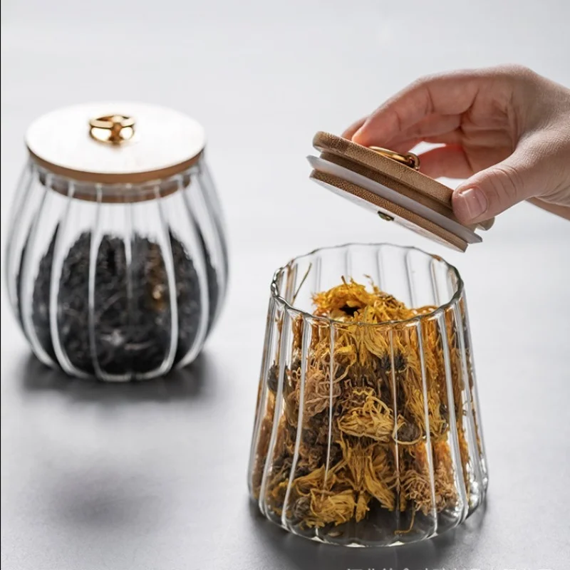 

Kitchen Seasoning Lid Sugar Salt Storage Pot Tea Jar Box 750ml Sealed Accessories With Bowl Pepper Glass Storage Transparent