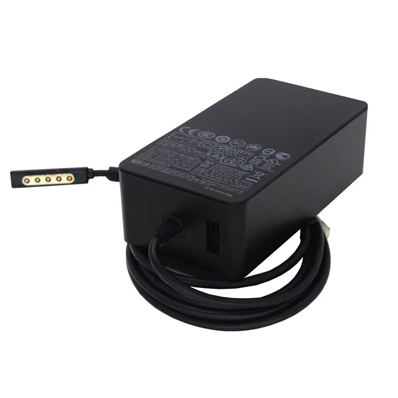 12V 3.6A 45W Charger for Microsoft Surface Pro 1 pro 2 RT Windows 8 power adapter 1601 1536 1514 charger fast charge 5V 1A