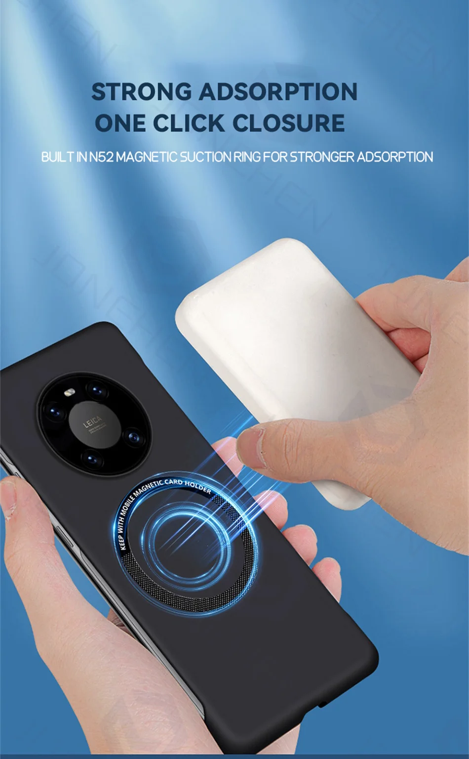 Enhanced Magnetic Frameless Matte Shockproof Slim Hard Back Case with Magsafe Compatibility