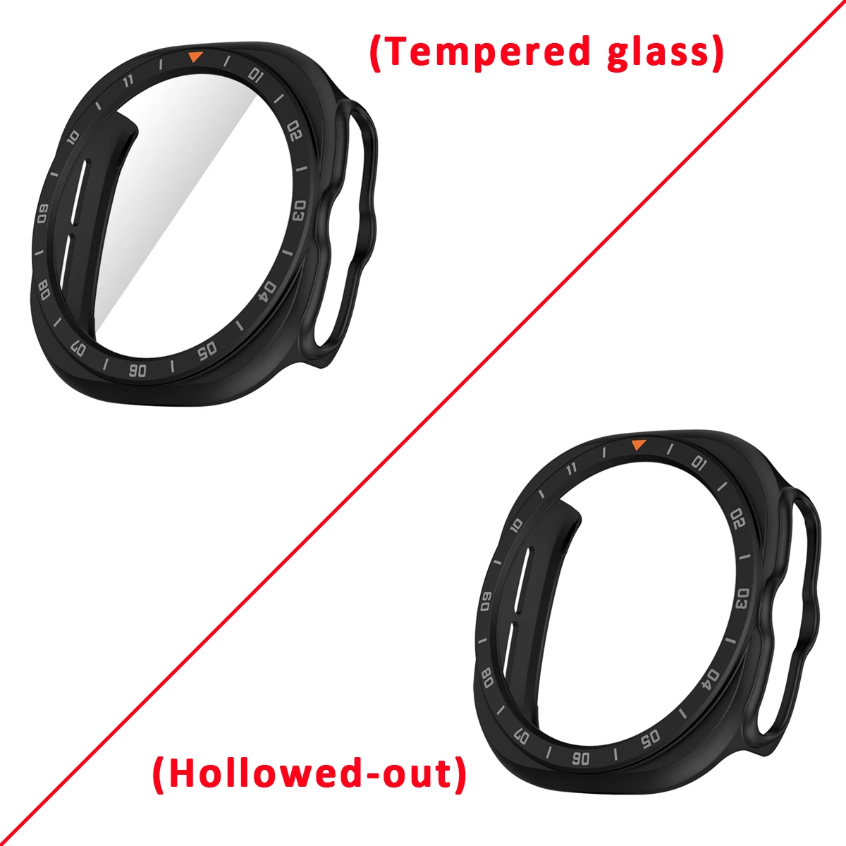 Premium Tempered Glass Armor Case with Bumper Frame Protective Cover