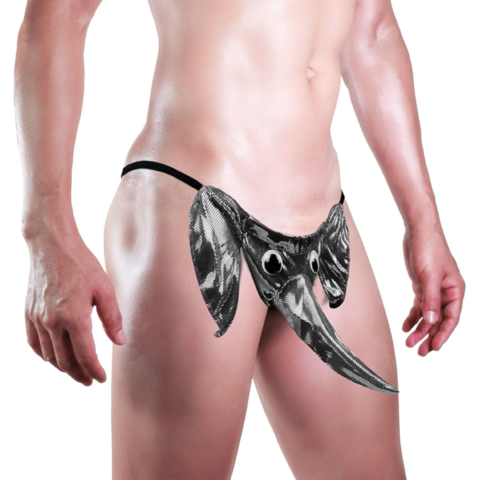 ELEPHANT TRUNK THONG T-Back Daily Sexy Solid Color T-back Thong Underpants  $14.35 - PicClick AU