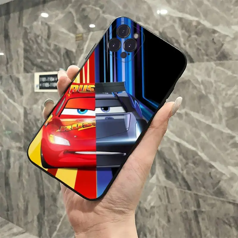 thumbnail image 1 of Funda de teléfono Disney Cars Lightning McQueen para iPhone 8 7 6 6S Plus X SE 2020 XR XS 14 11 12 13 Mini Pro Max Funda para móvil, 1 of 5