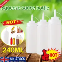 Condiment Squeeze Sauce Bottles Kitchen Hot Sauces Olive Oil Bottles Ketchup Mustard Dispensers Kitchen Accessories Gadgets 2