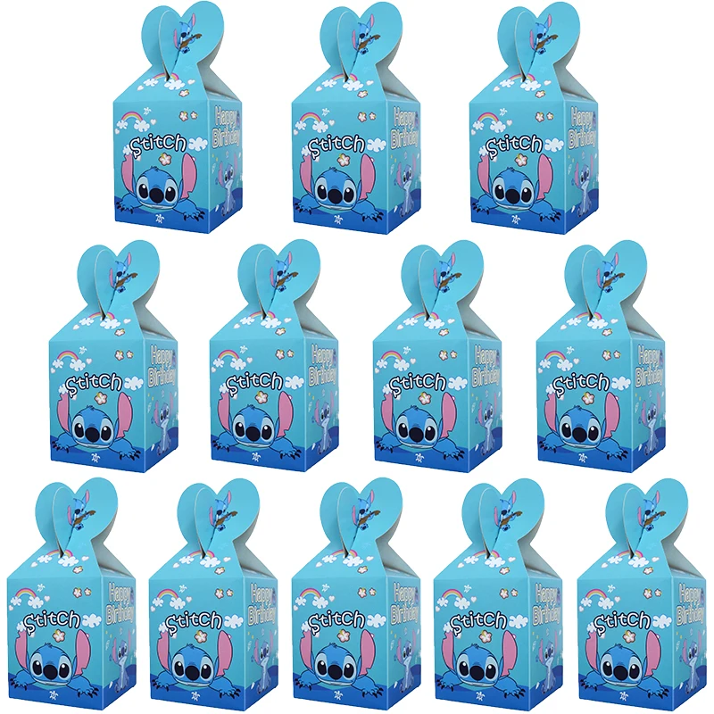 6pcs Stitch Cars Spiderman Princess Candy Box Boys Girls Birthday Party  Decoration Supplies Kids Cookies Chocolate Packaging Box - AliExpress