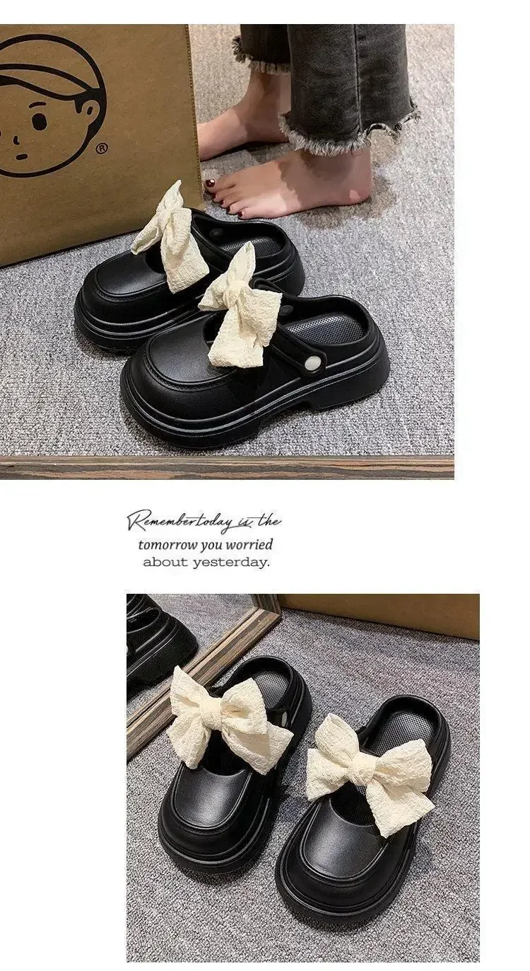 2026 Neue EVA Damen-Sandalen mit Schleife, weiche, leichte Outdoor-Freizeitsandalen, rutschfeste Strandschuhe für Damen – Detail 12