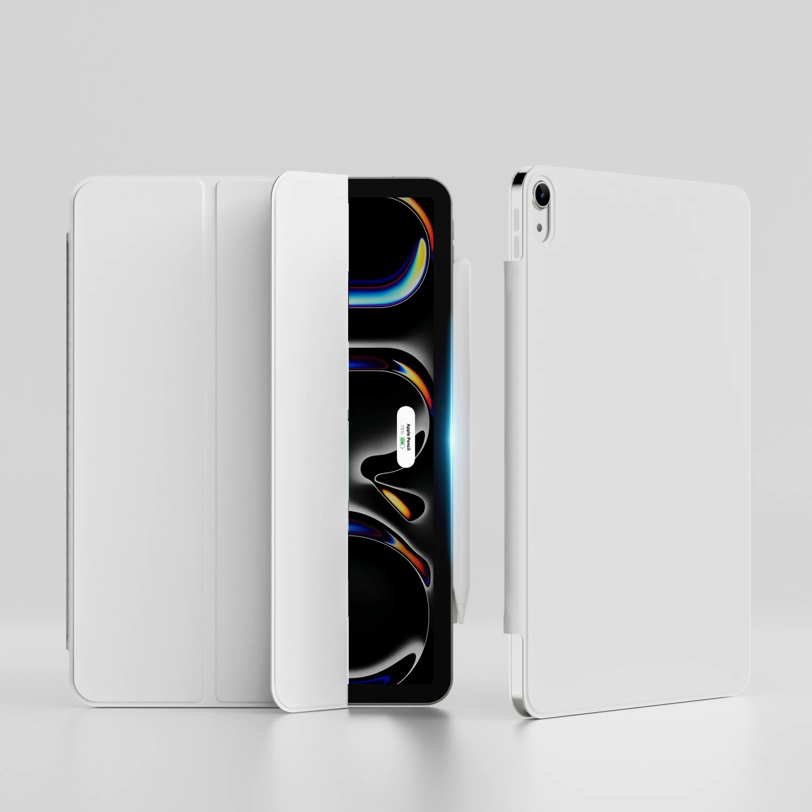 Premium Trifold Stand Tablet Case with Magnetic Attachment and Slim Design