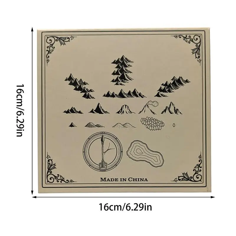 Rubber Stamp Kit 16 Pieces Handmade Wooden Rubber Stamps Make Your Own Stamp Wood Mounted Stamps Decorative Art