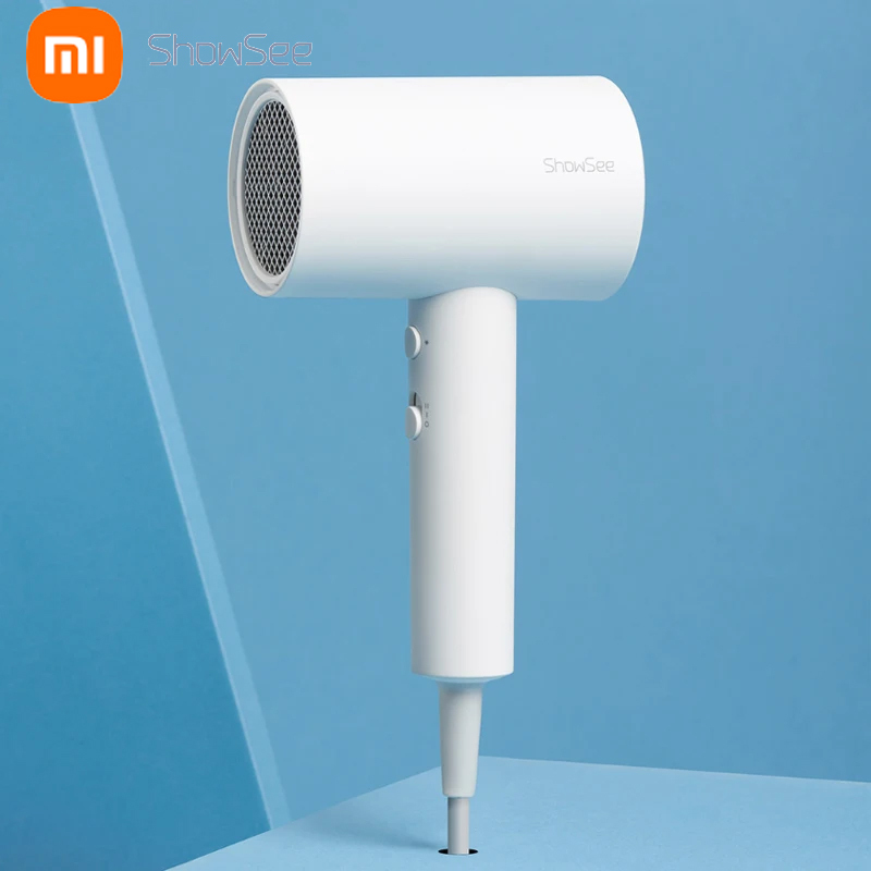 Xiaomi Showsee A1-W An ION Hair Dryer Negative ION 1800W Hair Care Professinal Quick Dry Portable Hairdryer Diffuser home School