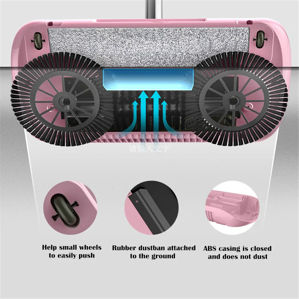 Home Broom Robot Vacuum Cleaner Mop Floor Kitchen Sweeper Mop Household Lazy Cleaning Tool Hand Push Magic Sweeping Machine, robot vacuum cleaner, hand sweeping machine
