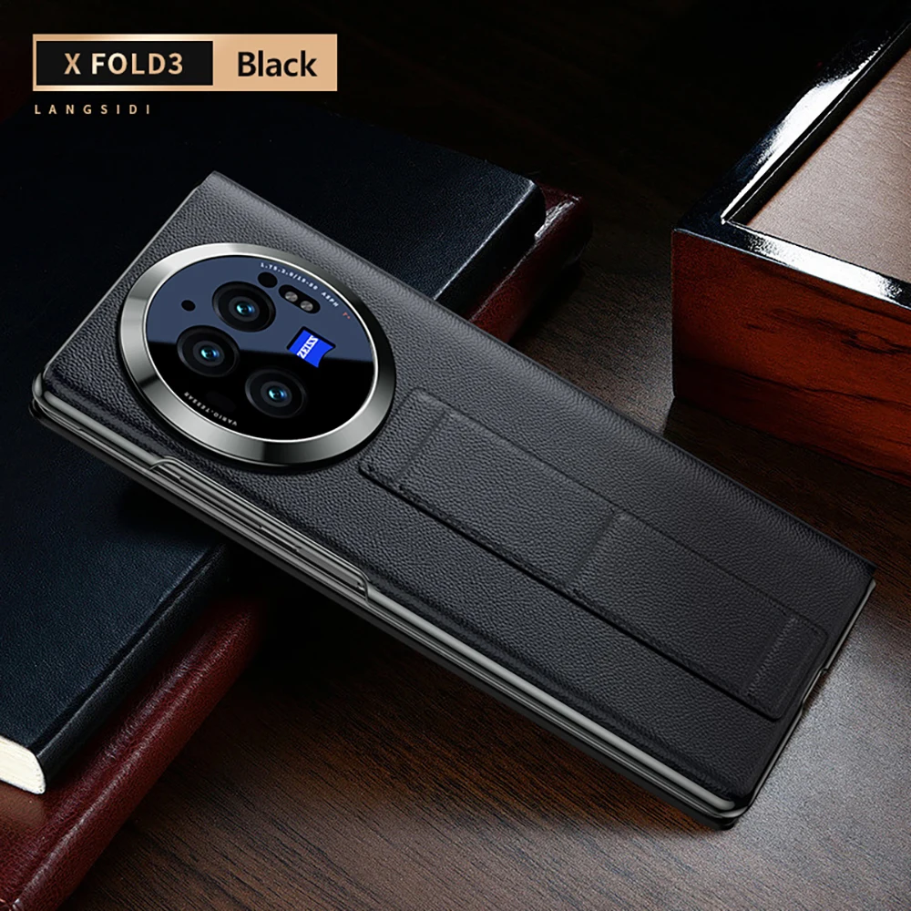 حافظة LANGSIDI الذكية القابلة للطي لهاتف Vivo X Fo...