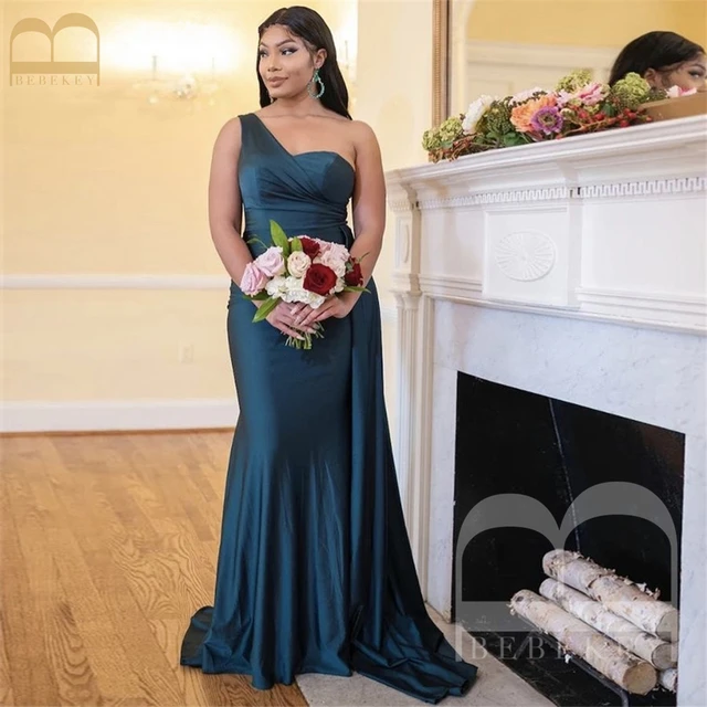 Sharon Said Elegant Navy Blue Muslim Evening Dresses for Women Wedding –  AiSO BRiDAL