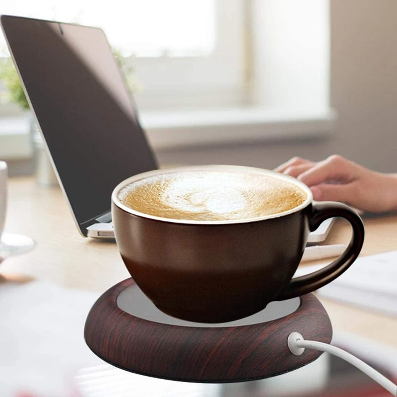 AD-Coffee Mug Mat Warmer, USB Constant Temperature Hot Coaster, For Office Home