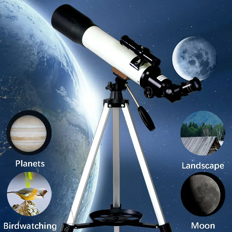 AstronomicalTelescopeF70500RefractingProfessionalMoonFinderscope