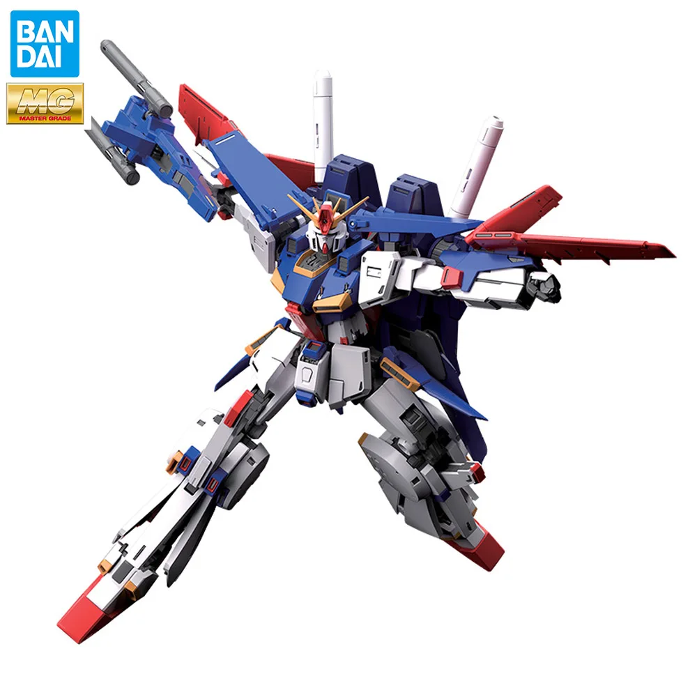 

In Stock Original Bandai MG MSZ-010 ZZ Gundam Ver.Ka Assembly Model Anime Pvc Figure Action Figures Doll Mobile Suit Gundam