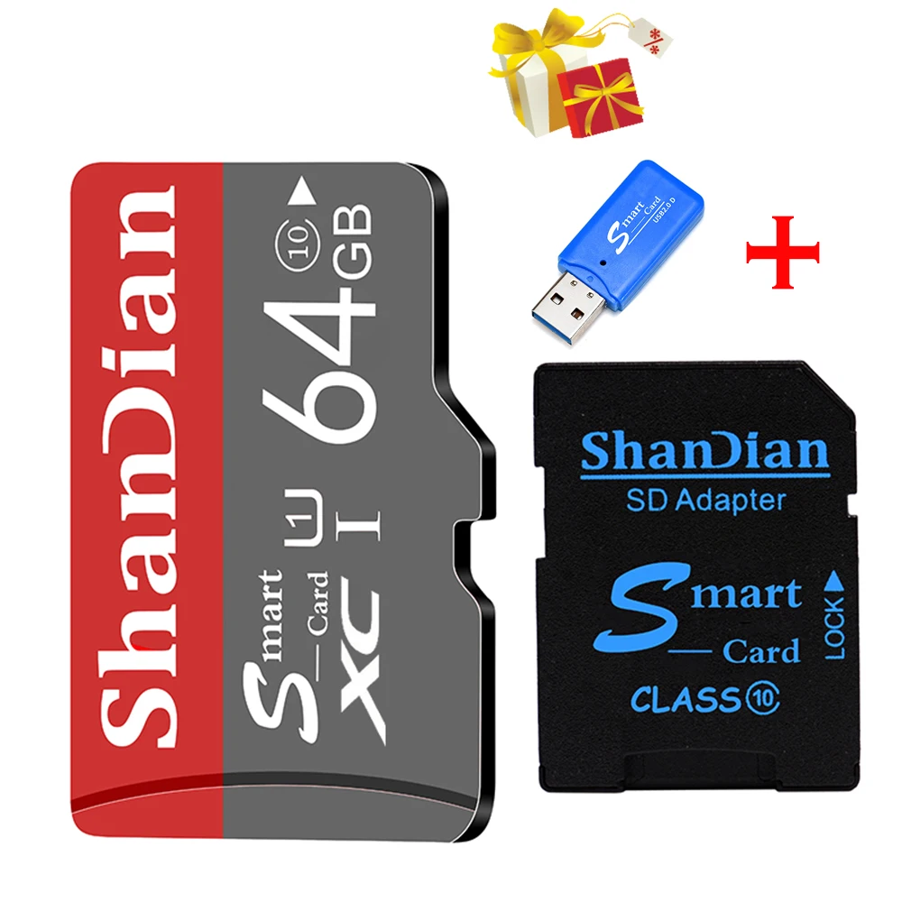 microsdxc switch Original Smart SD Card 64GB Class 10 Memory Card SmartSD 8GB 16GB 32GB TF Card SmartSDHC/SDXC for Smartphone/Tablet PC 64 gb memory card Memory Cards