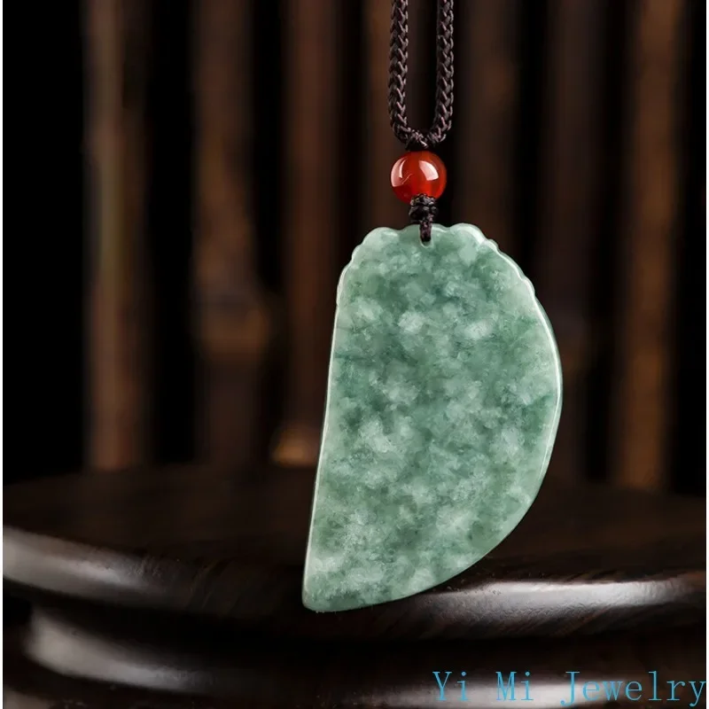 Natural A-grade Jade Pendant Dragon Phoenix Paired Couple Pendant