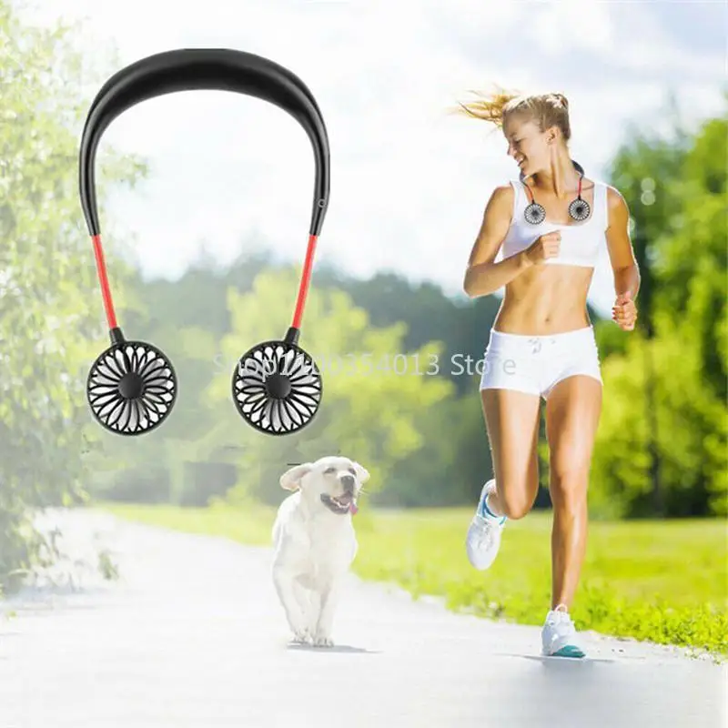 

Lazy Neck Fan Portable Charging Small Fan USB Rechargeable Outdoor Sports Fan 5 Colors