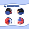 ZK40 Microbead Back Cushion Roll Throw Pillow Home Sleeping Neck Support Comfortable Blue 4