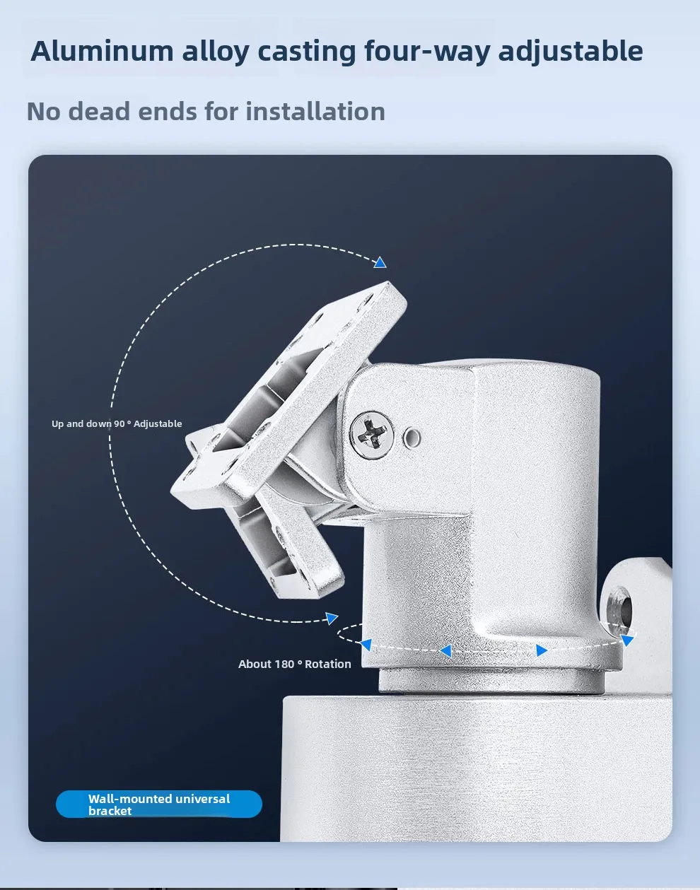 facial recognition universal bracket access control bracket wall-mounted column