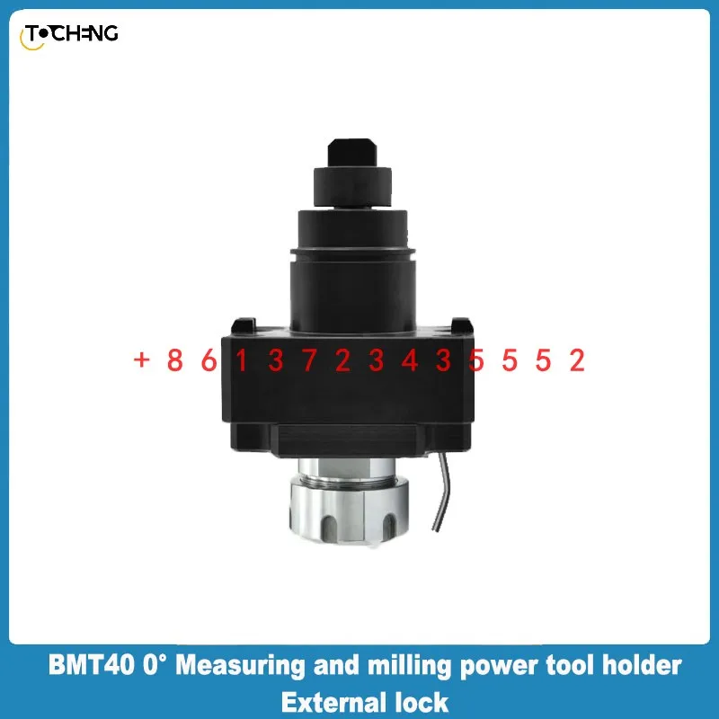 

Новинка, подставка для фрезерного электроинструмента BMT40 45 55, внутренний/внешний замок ER25, вращающийся и фрезерный композитный центр, 0 °, электрическая головка
