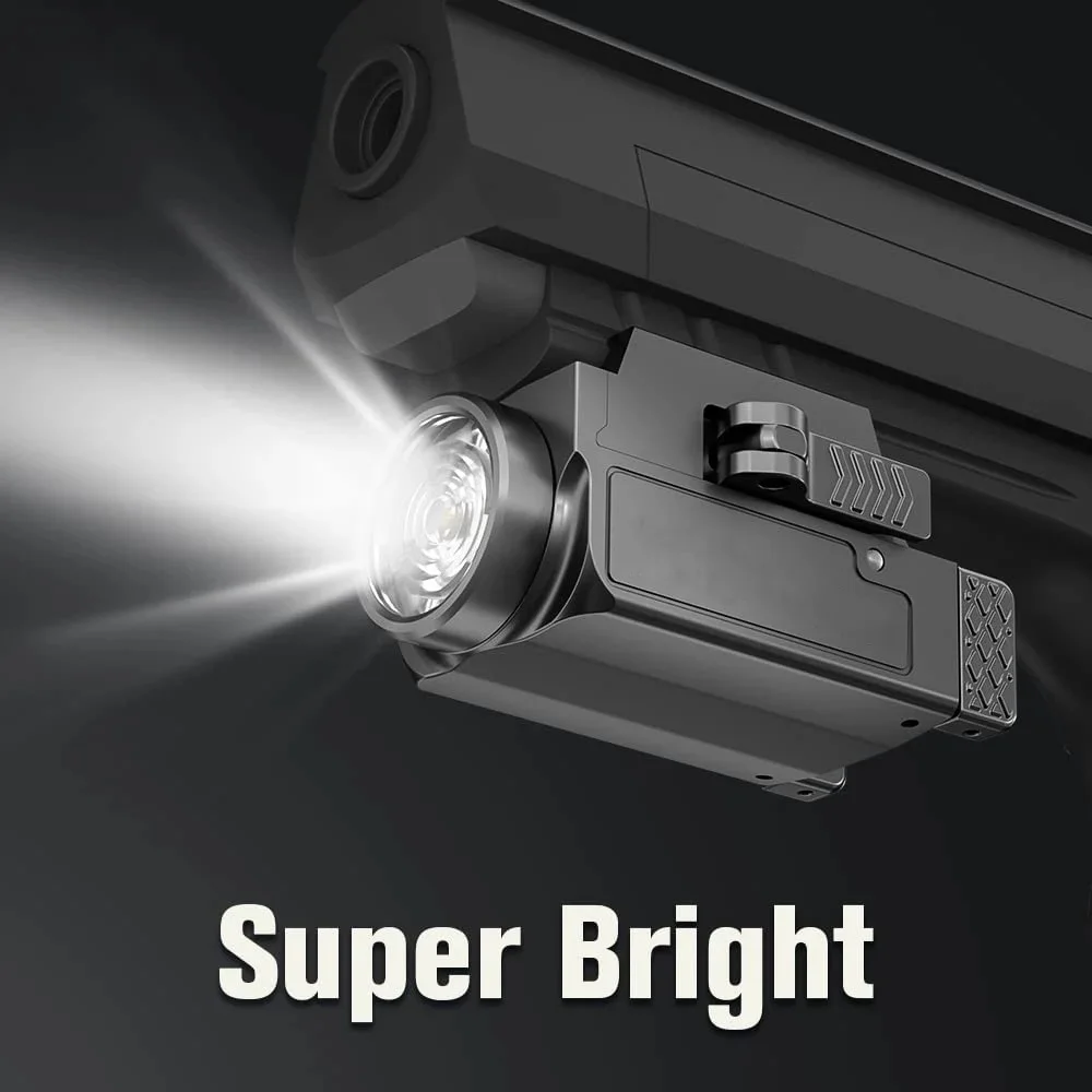 Compact Tactical Flashlight for Hunting with Quick Release