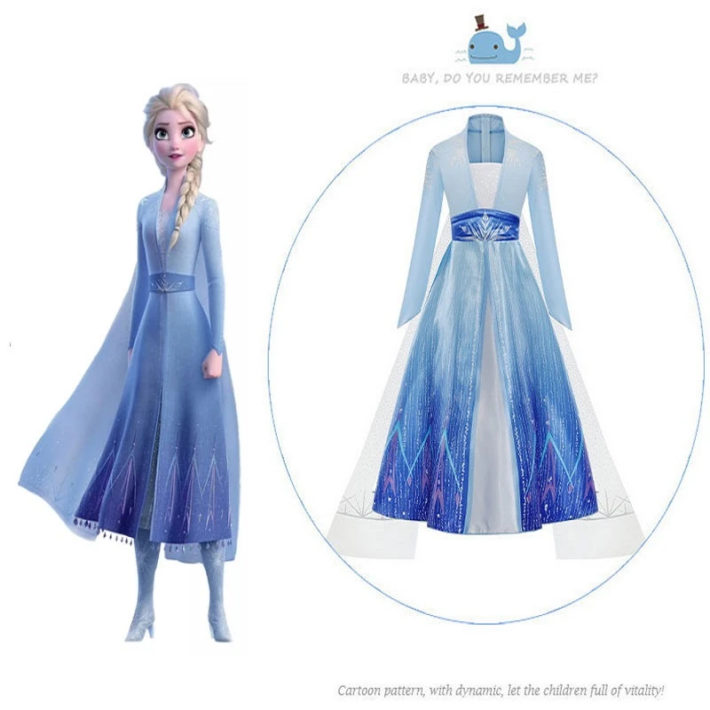 Frozen Halloween 2022 2022 New Disney Frozen Elsa Jasmine Rapunzel Cosplay Dreamsummer Dress Girls Birthday Party Halloween Ball Glamour Kids Costume Aliexpress