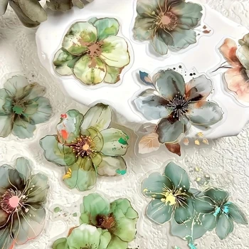 Vintage Flower Stickers 1